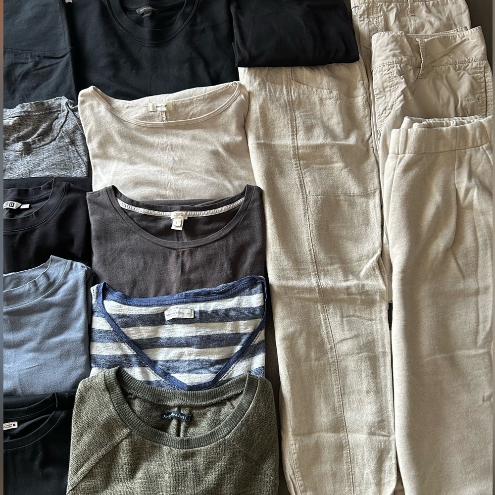 Lot 15 Size L  Zara Abercrombie & Fitch J Crew Madewell Banana Republic Old Navy